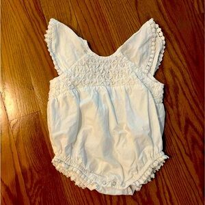 Monica and Andy Smocked Bubble Romper